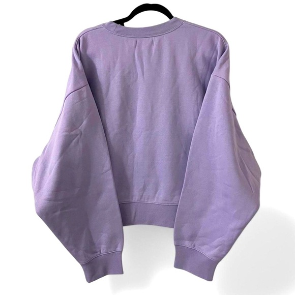 Calvin Klein Women's Light Purple Crewneck Sweatshirt - Picture 2 of 4